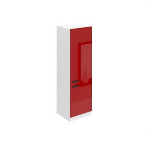 Vysoká kuchyňská skříňka Belini Premium Full Version na vestavnou lednici 60 cm červený lesk Výrobce
