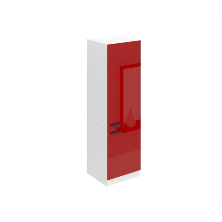 Vysoká kuchyňská skříňka Belini Premium Full Version na vestavnou lednici 60 cm červený lesk Výrobce INF SSL60/0/WT/R/0/B1/PP
