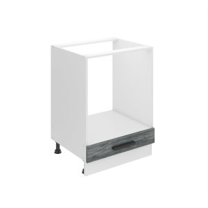Kuchyňská skříňka Belini Premium Full Version spodní pro vestavnou troubu 60 cm šedý antracit Glamour Wood bez pracovní desky Výrobce
