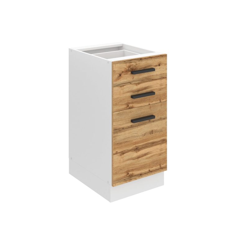 Kuchyňská skříňka dolní 40 cm šuplíky TOR SDSZ40WS/0/WT/DW/0/B1/PP 