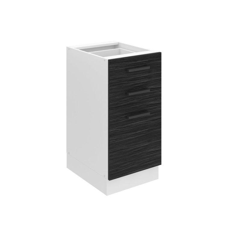 Kuchyňská skříňka dolní 40 cm šuplíky TOR SDSZ40WS/0/WT/HK/0/B1/PP 