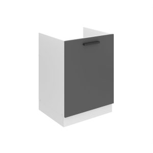 Kuchyňská skříňka Belini Premium Full Version dřezová 60 cm šedý mat bez pracovní desky Výrobce
