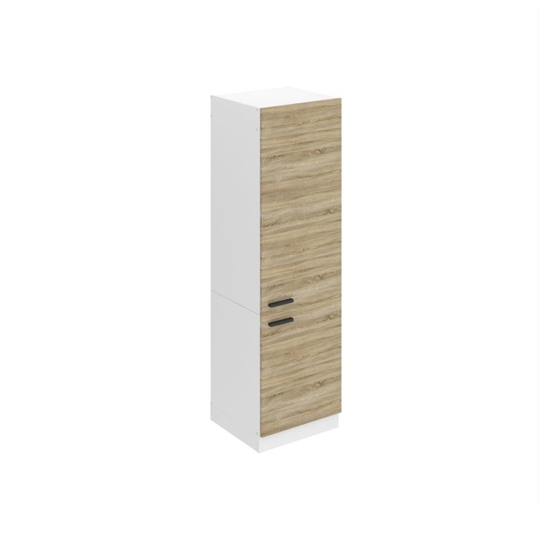 Vysoká kuchyňská skříňka Belini Premium Full Version na vestavnou lednici 60 cm dub sonoma Výrobce TOR SSL60/0/WT/DS/0/B1/PP