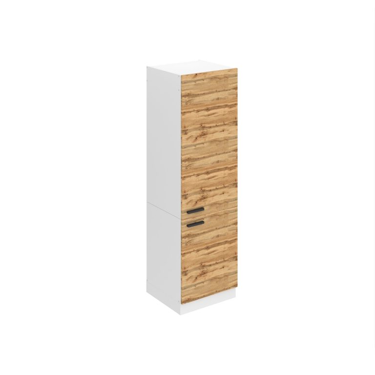 Vysoká kuchyňská skříňka Belini Premium Full Version na vestavnou lednici 60 cm dub wotan Výrobce TOR SSL60/0/WT/DW/0/B1/PP
