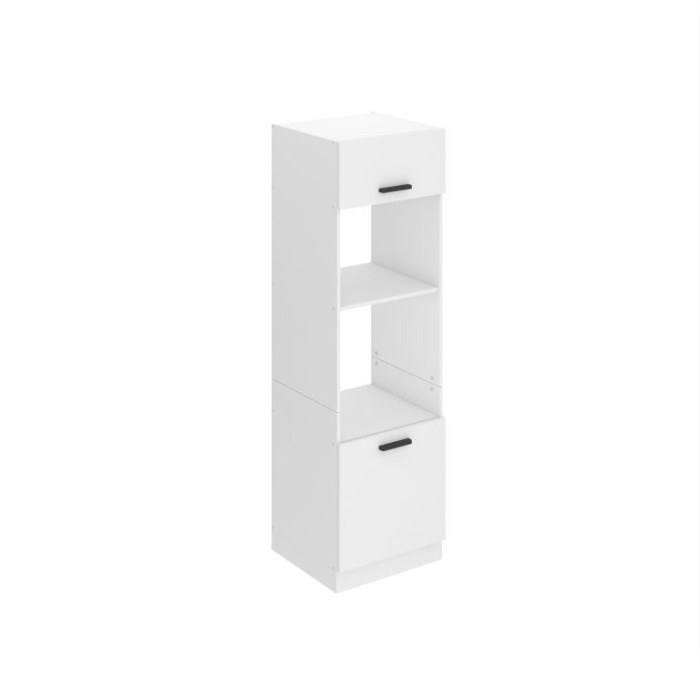Vysoká kuchyňská skříňka Belini Premium Full Version pro vestavnou troubu  60 cm bílý mat Výrobce TOR SSP60/0/WT/WT/0/B1/PP