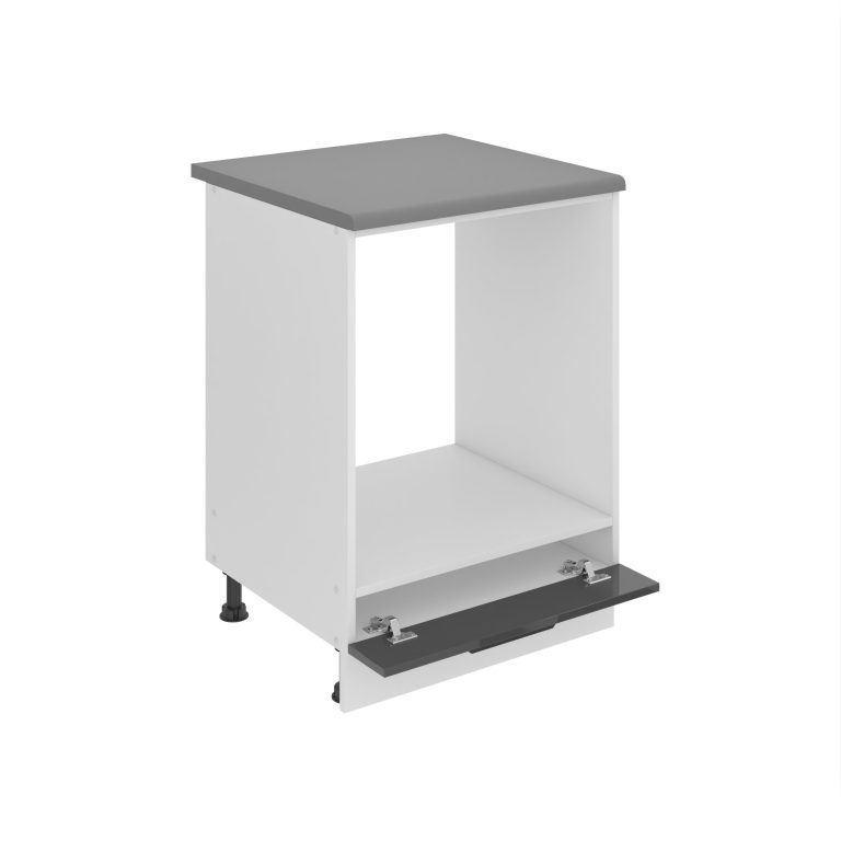 Kuchyňská skříňka Belini Premium Full Version spodní pro vestavnou troubu 60 cm šedý lesk bez pracovní desky Výrobce 
