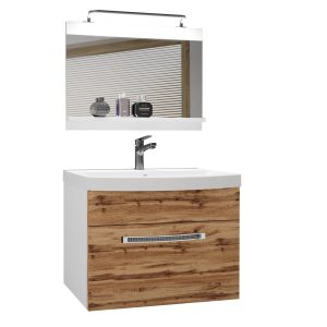 Koupelnový nábytek Belini Premium Full Version dub wotan + umyvadlo + zrcadlo + LED osvětlení Glamour 4 Výrobce