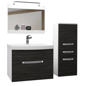 Koupelnový nábytek Belini Premium Full Version královský eben + umyvadlo + zrcadlo + LED osvětlení Glamour 21 Výrobce
