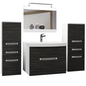 Koupelnový nábytek Belini Premium Full Version královský eben
+ umyvadlo + zrcadlo + LED osvětlení Glamour 59 Výrobce
