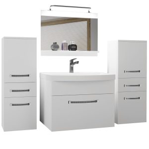 Koupelnový nábytek Belini Premium Full Version bílý mat + umyvadlo + zrcadlo + LED osvětlení Glamour 58 Výrobce
