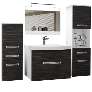 Koupelnový nábytek Belini Premium Full Version královský eben
+ umyvadlo + zrcadlo + LED osvětlení Glamour 78 Výrobce
