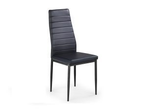 Jídelní židle Belini černá kovové nohy Moderno