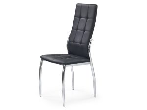 Jídelní židle Belini černá kovové nohy Loreno