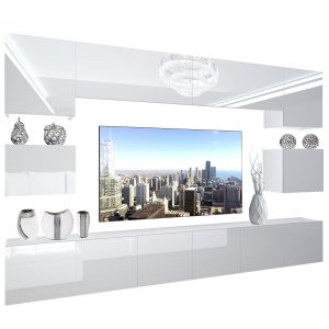 Obývací stěna Belini Premium Full Version  bílý lesk + LED osvětlení Nexum 39 Výrobce