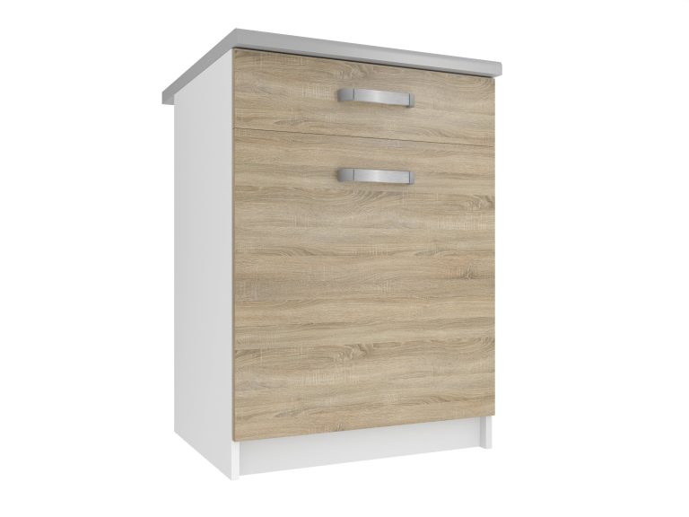 Kuchyňská skříňka Belini spodní se zásuvkami 60 cm dub sonoma s pracovní deskou Výrobce TOR SDSZ1-60/0/WT/DS/0/U
 