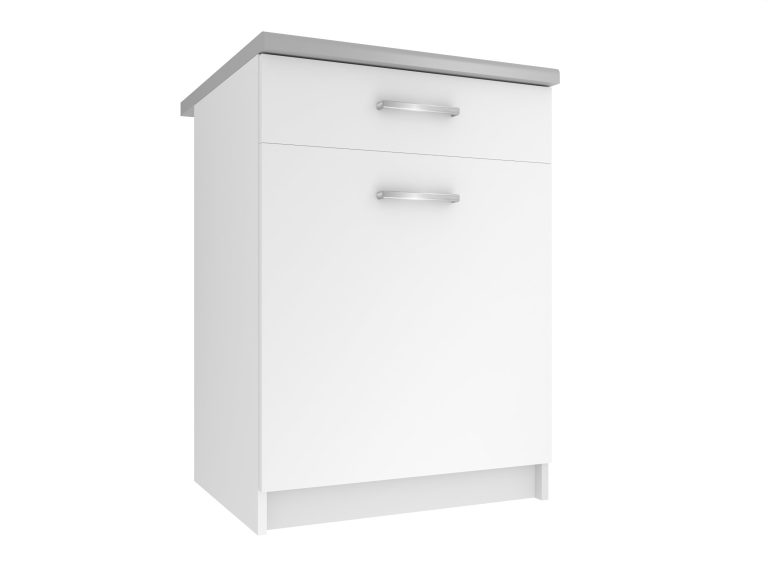 Kuchyňská skříňka Belini spodní se zásuvkami 60 cm bílý mat s pracovní deskou Výrobce TOR SDSZ1-60/0/WT/WT/0/E
