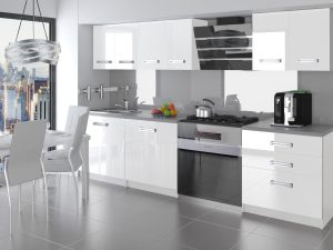 Kuchyňská linka Belini 180 cm bílý lesk
s pracovní deskou Sonik Výrobce