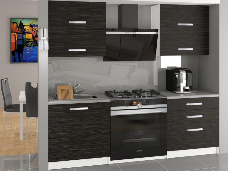 Kuchyňská linka Belini 120 cm královský eben s pracovní deskou Eleganta2 Výrobce TOR ELEGANTA2/2/WT/HK/0/B1