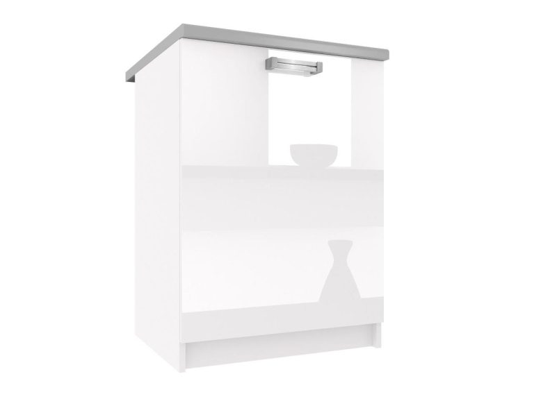 Kuchyňská skříňka Belini spodní 60 cm bílý lesk bez pracovní desky Výrobce INF SD60/0/WT/W/BB/D
