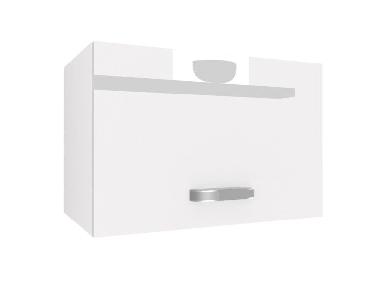 Kuchyňská skříňka Belini nad digestoř 60 cm bílý lesk Výrobce INF SGP60/3/WT/W/0/F

