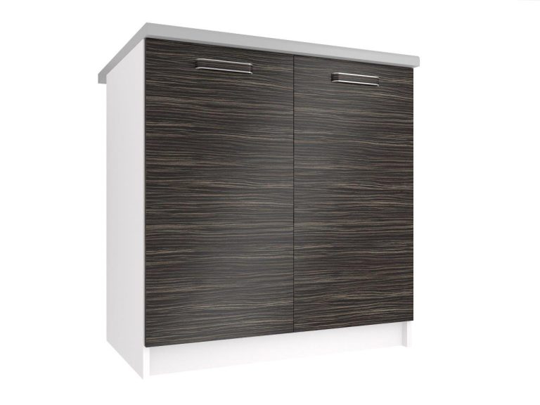 Kuchyňská skříňka Belini spodní 80 cm královský eben s pracovní deskou Výrobce TOR SD80/0/WT/HK/0/F
