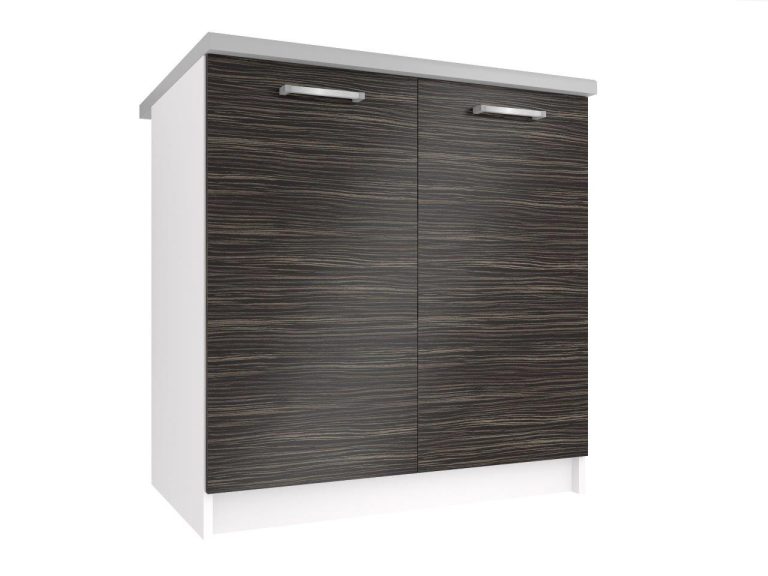 Kuchyňská skříňka Belini spodní 80 cm královský eben s pracovní deskou Výrobce TOR SD80/0/WT/HK/0/P