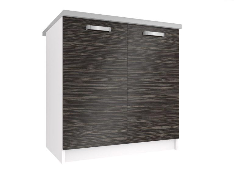 Kuchyňská skříňka Belini spodní 80 cm královský eben s pracovní deskou Výrobce TOR SD80/0/WT/HK/0/U

