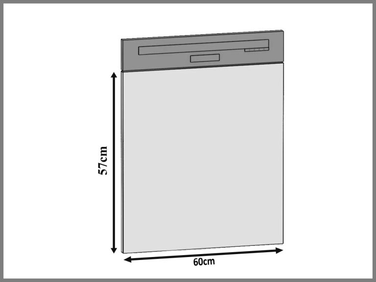 Panel na myčku Belini odkrytý 60 cm šedý lesk Výrobce INF PO60/1/WT/S/0/0
