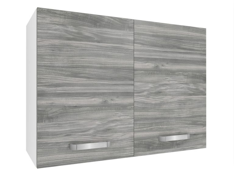 Kuchyňská skříňka Belini horní 80 cm šedý antracit Glamour Wood Výrobce TOR SG80/1/WT/GW1/0/U
