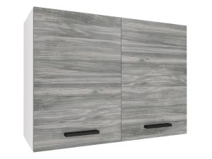 Kuchyňská skříňka Belini horní 80 cm šedý antracit Glamour Wood Výrobce TOR SG80/2/WT/GW1/0/B1