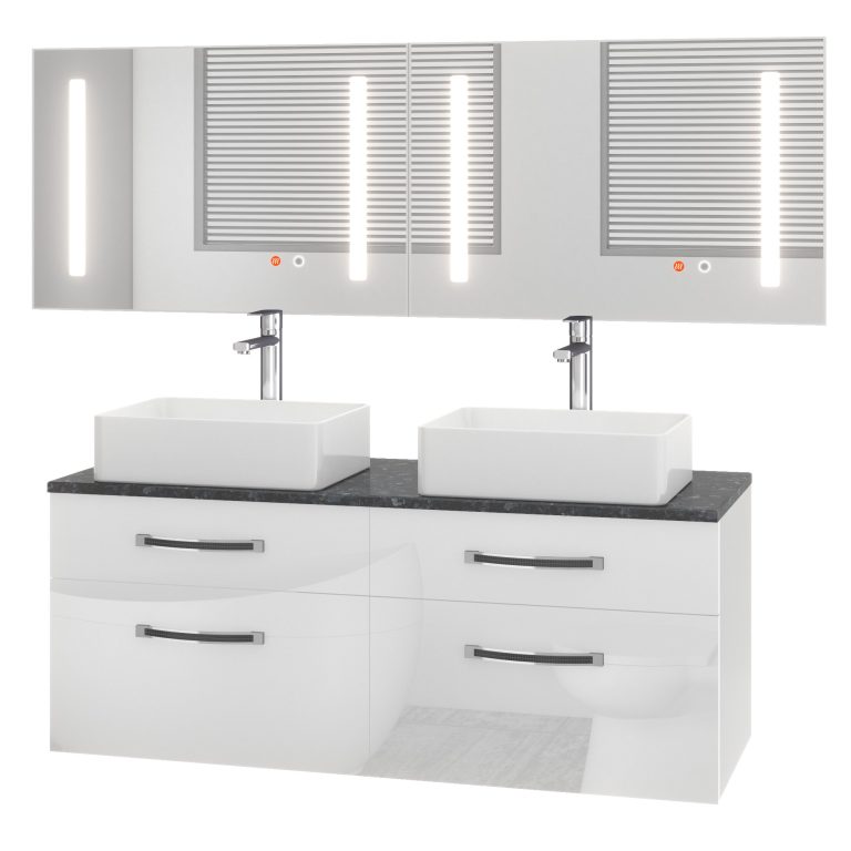 Koupelnový nábytek Belini Premium Full Version bílý lesk Výrobce
Euphoria EUP P 120D/0/W/W/0/BK/MB