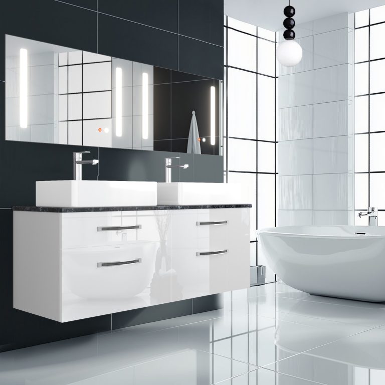 Koupelnový nábytek Belini Premium Full Version bílý lesk Výrobce
Euphoria EUP P 120D/0/W/W/0/BK/MB