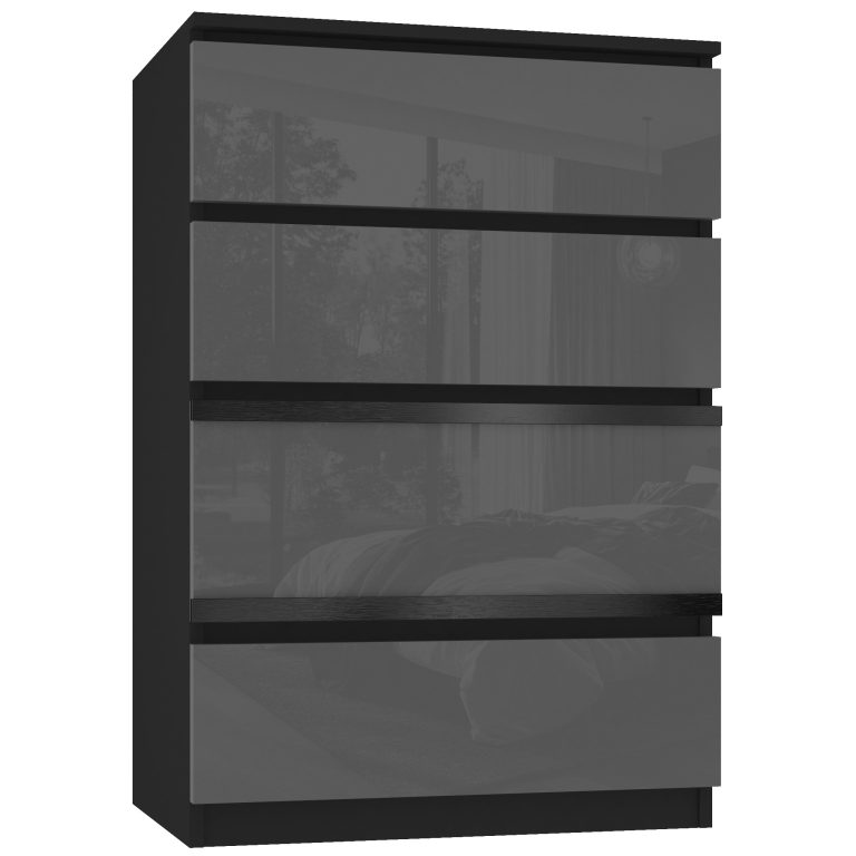 Komoda v lesku MGB SERENITY KOM1/0/B/B/4S/0/PP 