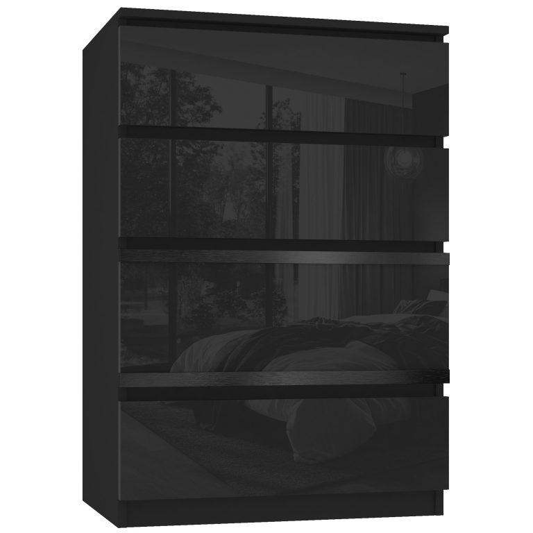 Komoda v lesku MGB SERENITY KOM1/0/B/B/4B/0/PP