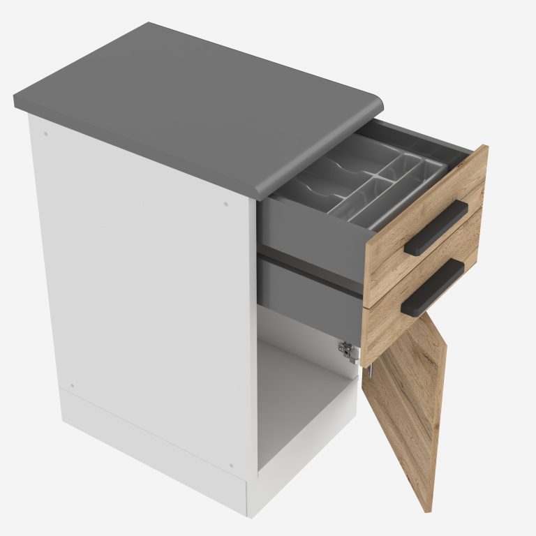 Kuchyňská skříňka dolní 40 cm šuplíky TOR SDSZ40WS/0/WT/DW/B/B1/PP 