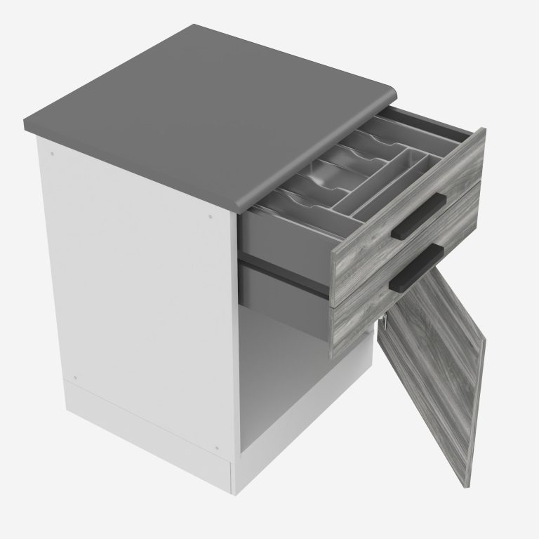 Kuchyňská skříňka dolní 60 cm šuplíky TOR SDSZ60WS/0/WT/GW1/B/B1/PP 