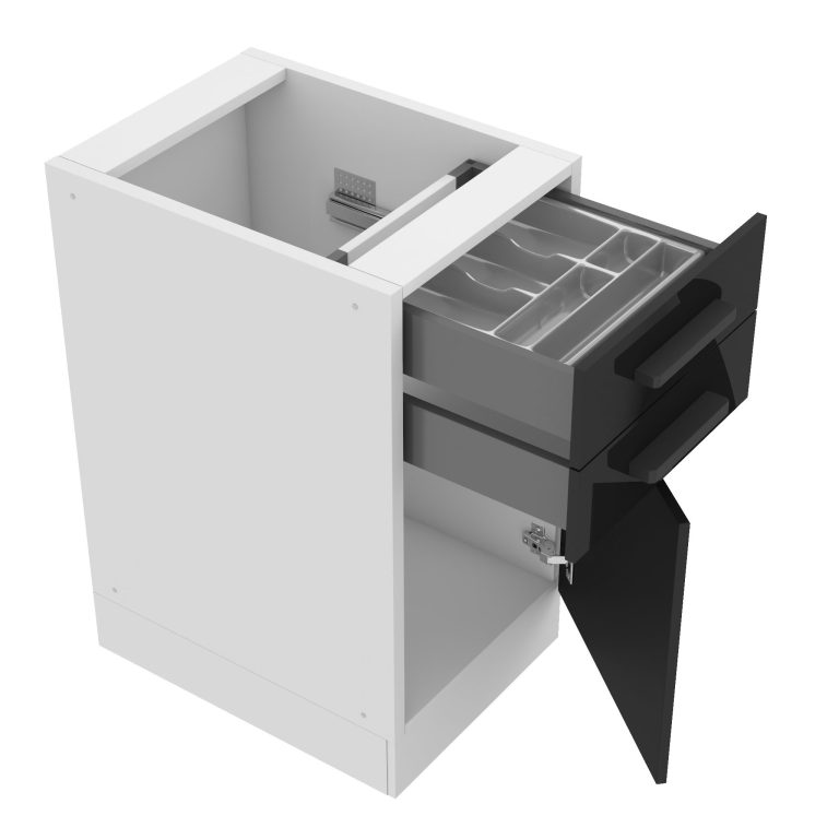 Kuchyňská skříňka dolní 40 cm šuplíky INF SDSZ40WS/0/WT/B/0/B1/PP 