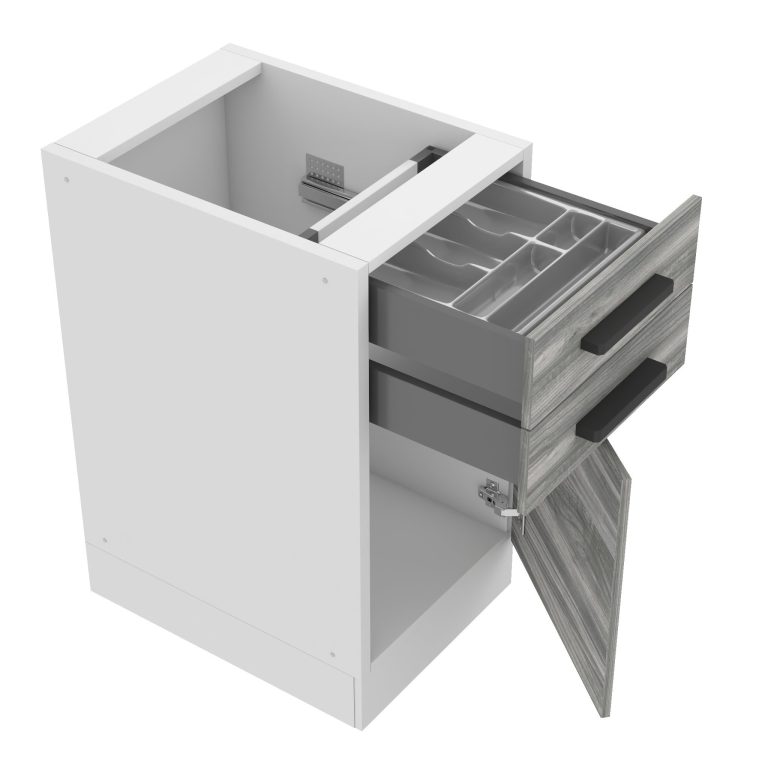 Kuchyňská skříňka dolní 40 cm šuplíky TOR SDSZ40WS/0/WT/GW1/0/B1/PP 