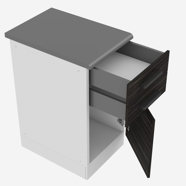 Kuchyňská skříňka Belini Premium Full Version spodní se zásuvkami 40 cm královský eben s pracovní deskou Výrobce TOR SDSZ40/0/WT/HK/B/B1/PP