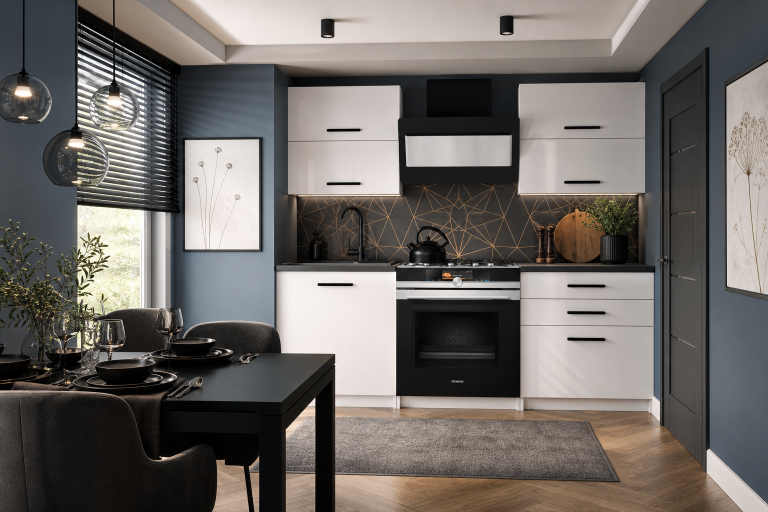 Kuchyňská linka Belini 120 cm bílý mat s pracovní deskou Eleganta2 Výrobce TOR ELEGANTA2/2/WT/WT/0/B1