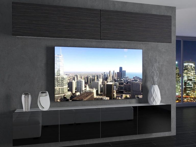 Obývací stěna 200 cm TV/RTV černá eben Výrobce IMP 6/5/W/HKB/0/0