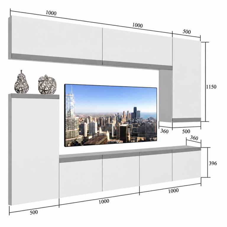 Obývací stěna Prestige 250 cm TV/RTV černá eben Výrobce IMP P Woody 8/5/W/HK/0/0/CP