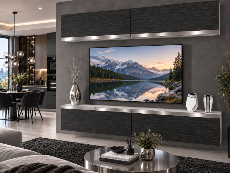 Obývací stěna Prestige 200 cm TV/RTV černá eben Výrobce IMP P Brando 6/5/W/HK/0/0/SL
