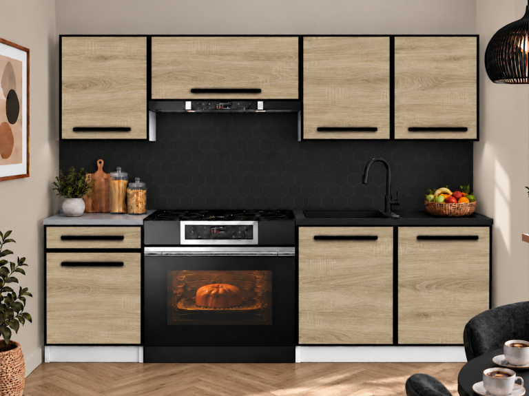 Kuchyňský nábytek Linea 180 cm dub sonoma s pracovní deskou Výrobce TOR L Leonardo/0/WT/DS/0/A1